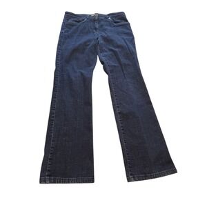 Eileen Fisher Stretch Dark Denim Blue Jeans‎ Bootcut Womens Small Preppy Casual